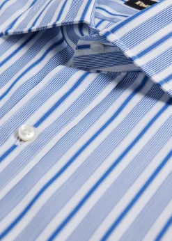 Paul Stuart Dress Shirts^Wide Stripe Dress Shirt Navy