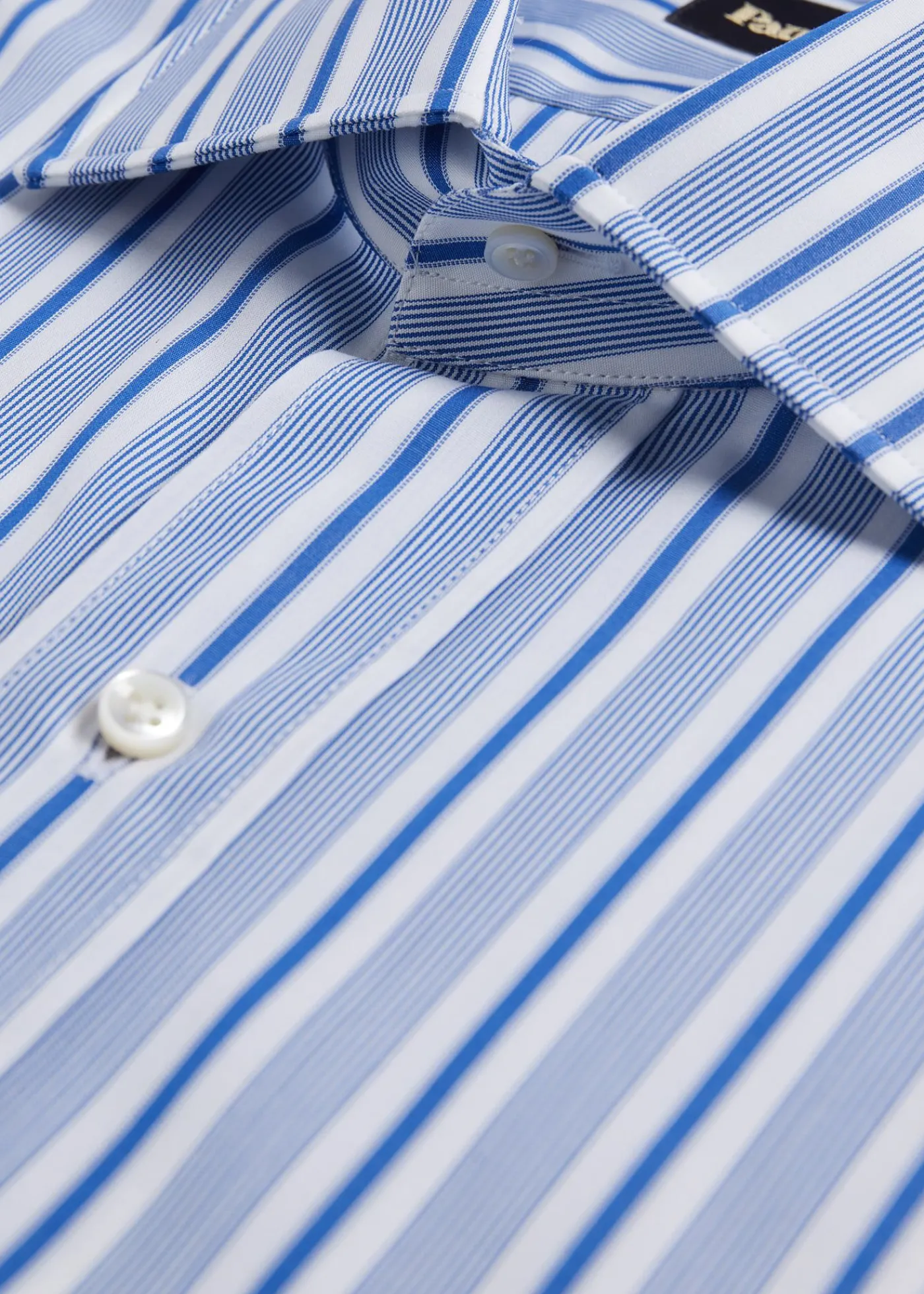 Paul Stuart Dress Shirts^Wide Stripe Dress Shirt Navy