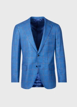 Paul Stuart Blazers & Jackets^Windowpane Jacket Mid Blue