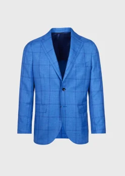 Paul Stuart Blazers & Jackets^Windowpane Jacket Light Blue