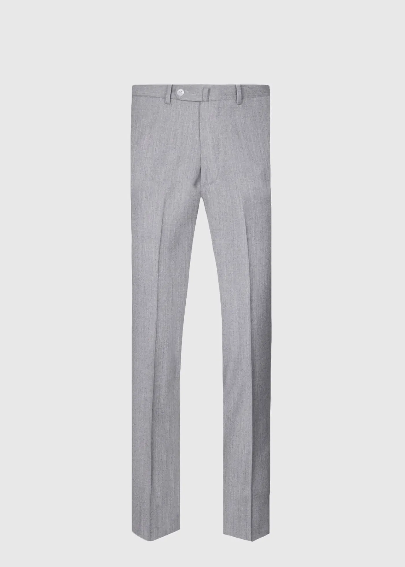 Paul Stuart Formal Shop|Dress Pants^Wool & Cashmere Flannel Pant Light Grey