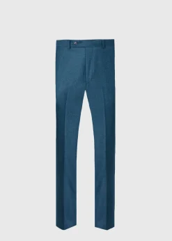 Paul Stuart Dress Pants|The Cashmere Shop^Wool & Cashmere Flannel Trouser Teal
