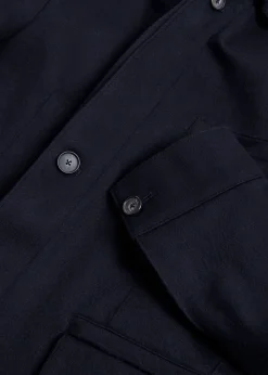 Paul Stuart Blazers & Jackets|Outerwear^Wool & Cashmere Hybrid Blazer Navy