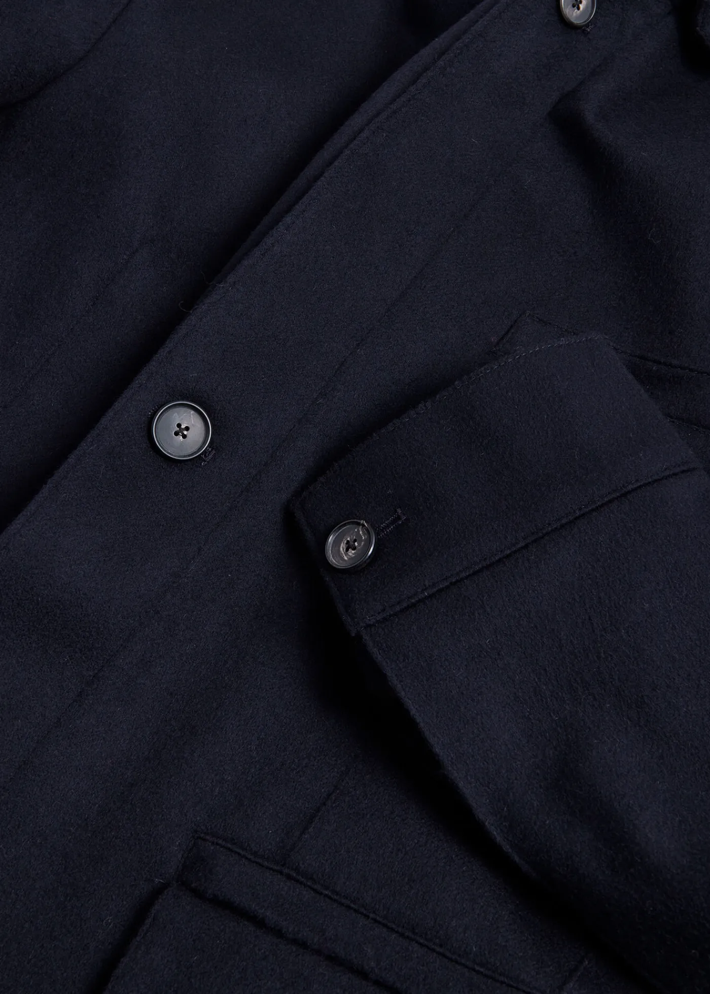 Paul Stuart Blazers & Jackets|Outerwear^Wool & Cashmere Hybrid Blazer Navy