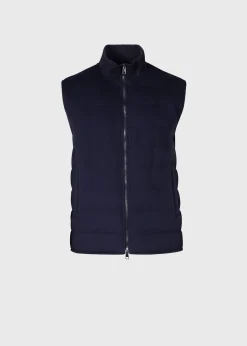 Paul Stuart The Cashmere Shop|Vests^Wool & Cashmere Vest Navy