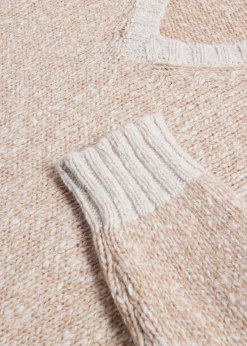 Paul Stuart The Cashmere Shop|Sweaters^Wool & Cashmere V-Neck Sweater Tan