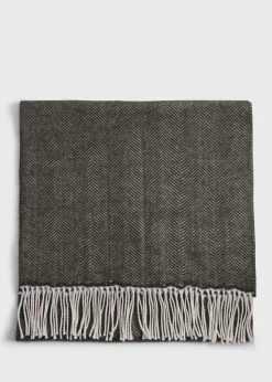 Paul Stuart Scarves, Hats, Gloves^Wool Chevron Scarf Olive