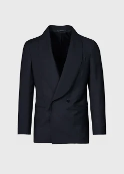 Paul Stuart Formal Shop^Wool Double Breasted Shawl Collar Tuxedo Black