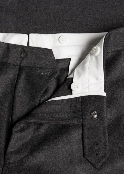 Paul Stuart Dress Pants|The Cashmere Shop^Wool Flannel Trouser Charcoal