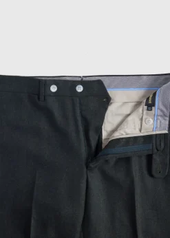Paul Stuart Dress Pants|Pants^Wool Flannel Trousers Forest