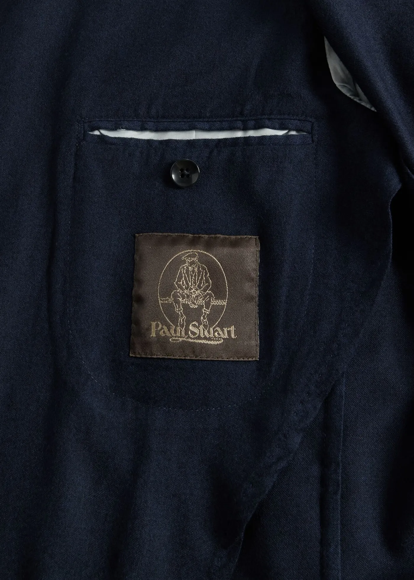 Paul Stuart Blazers & Jackets^Wool Garment Dyed Jacket Navy