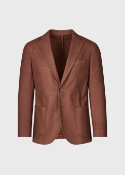 Paul Stuart Blazers & Jackets^Wool Garment Dyed Jacket Brown