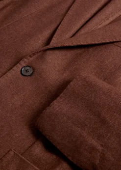 Paul Stuart Blazers & Jackets^Wool Garment Dyed Jacket Brown