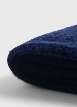 Paul Stuart Socks^Wool Houndstooth Sock Navy