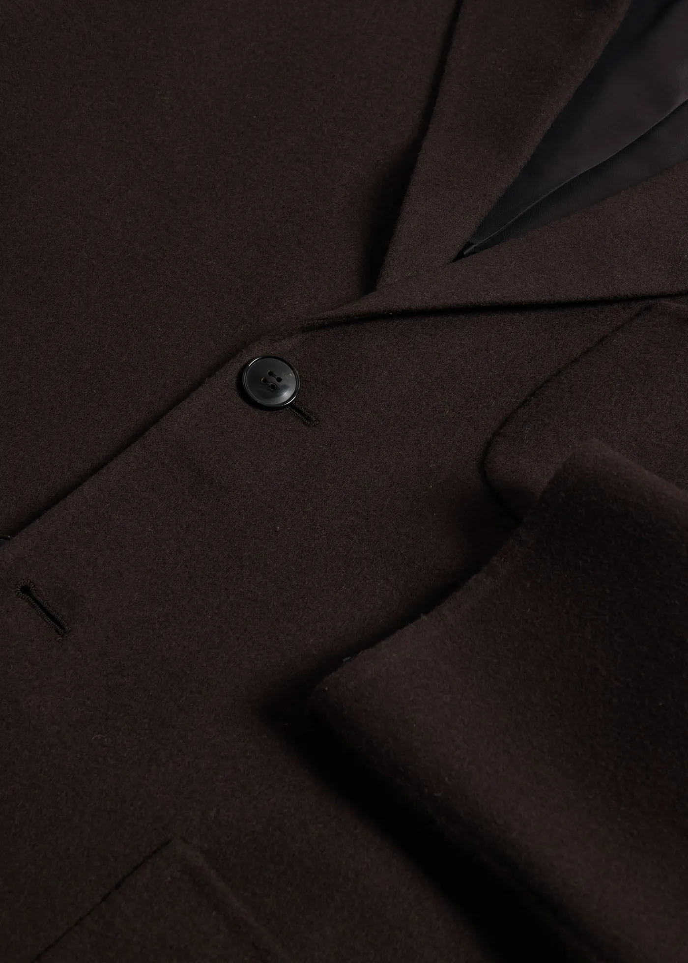 Paul Stuart Outerwear^Wool Jersey Soft Jacket DK BROWN