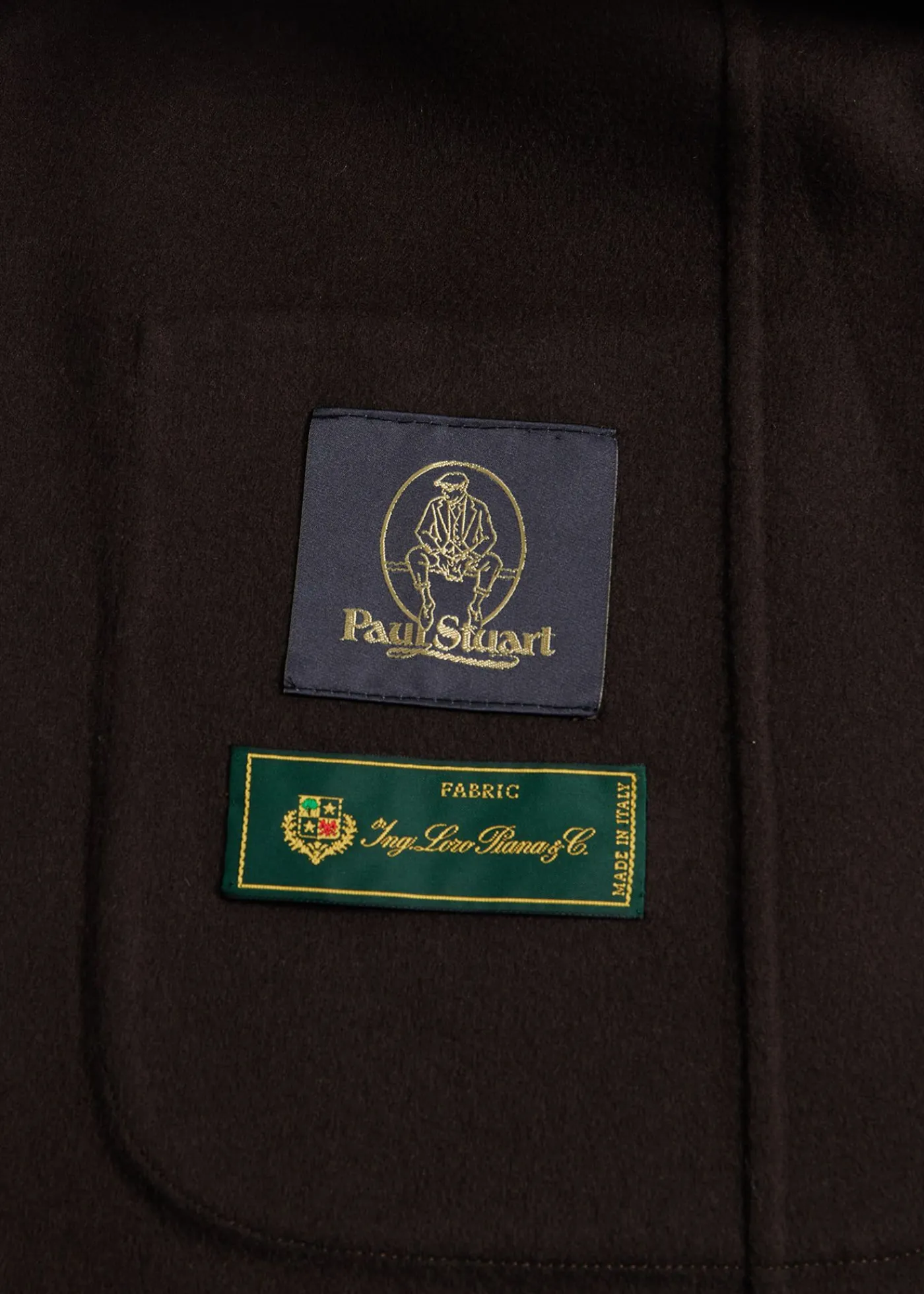 Paul Stuart Outerwear^Wool Jersey Soft Jacket DK BROWN