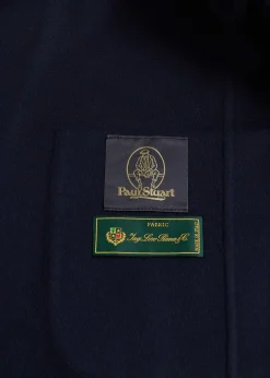 Paul Stuart Outerwear^Wool Jersey Soft Jacket Navy