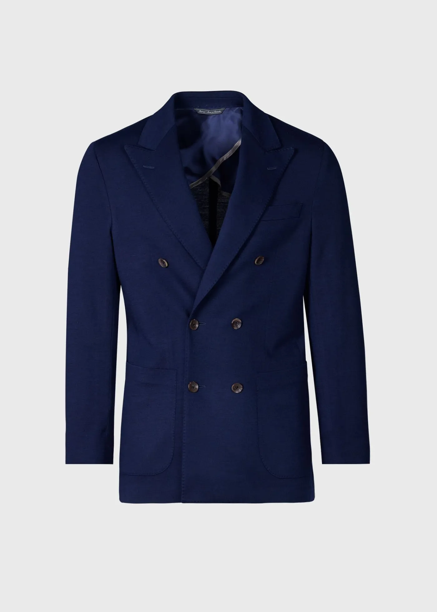 Paul Stuart Blazers & Jackets^Wool Knit Jersey Double Breasted Blazer Navy