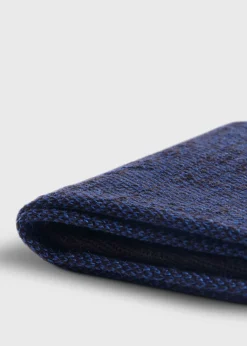 Paul Stuart Socks^Wool Micro Oxford Sock Blue
