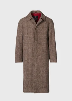 Paul Stuart Overcoats|Outerwear^Wool Parquet Kensington Coat Brown