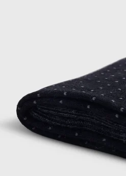 Paul Stuart Socks^Wool Pindot Sock Black