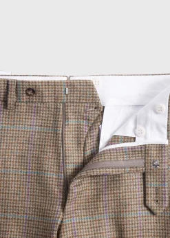 Paul Stuart Dress Pants|Pants^Wool Plaid James Trouser Olive