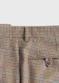 Paul Stuart Dress Pants|Pants^Wool Plaid James Trouser Olive