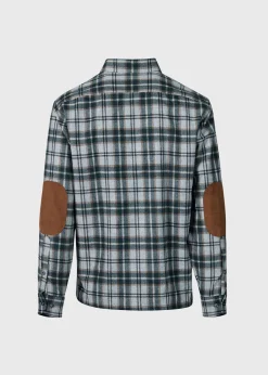 Paul Stuart Sport Shirts|Outerwear^Wool Plaid Overshirt Grey