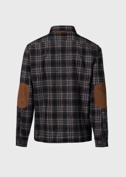 Paul Stuart Sport Shirts|Outerwear^Wool Plaid Overshirt Brown