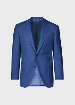 Paul Stuart Suits & Tuxedos^Wool Plaid Suit Mid Blue