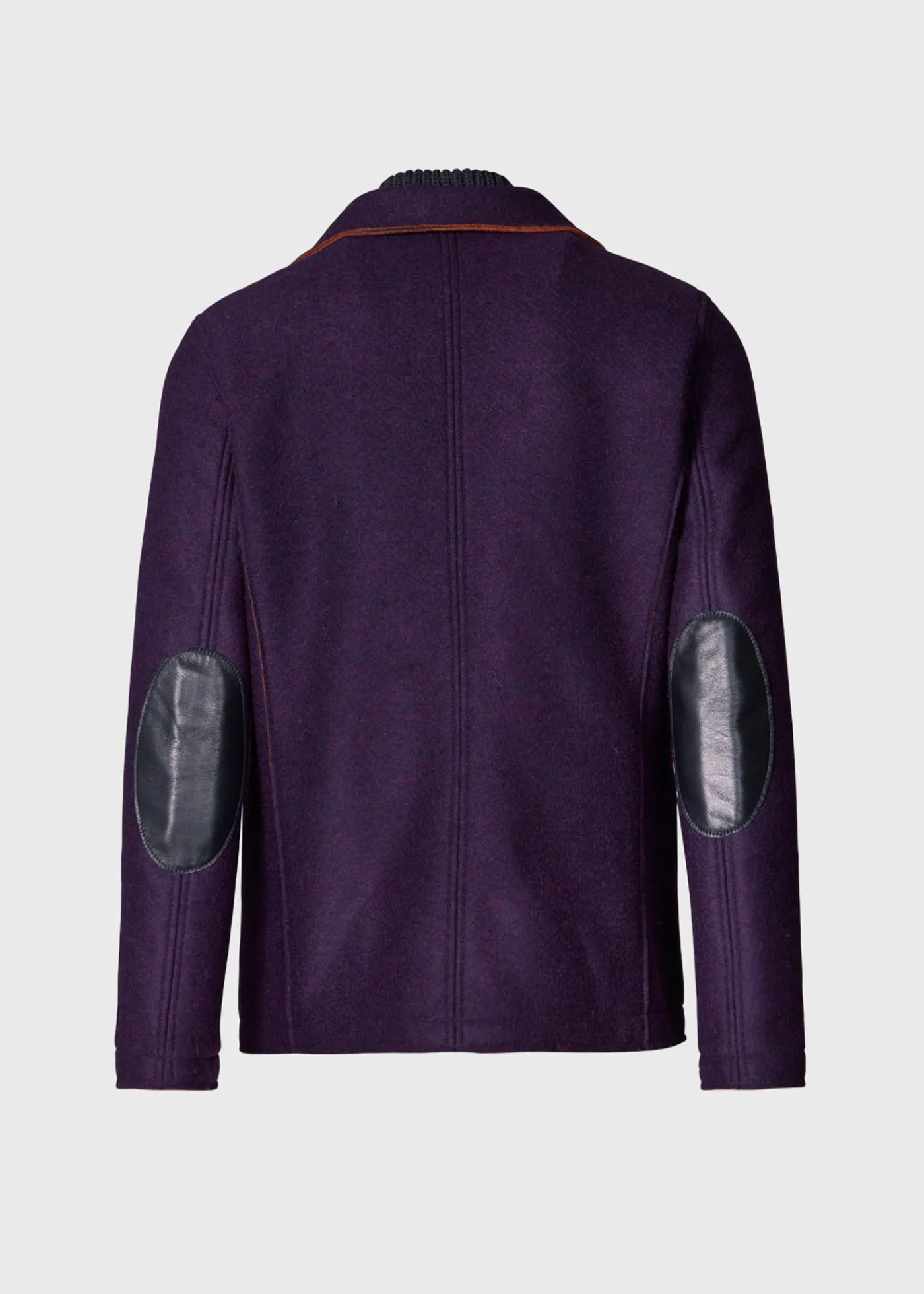 Paul Stuart Blazers & Jackets|Outerwear^Wool Raw Edge Jacket With Gilet Purple