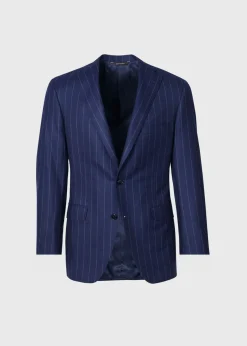 Paul Stuart Blazers & Jackets|Suits & Tuxedos^Wool Stripe Paul Suit Navy
