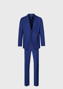 Paul Stuart Blazers & Jackets|Suits & Tuxedos^Wool Tick Weave Suit Blue