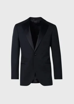 Paul Stuart Suits & Tuxedos|Formal Shop^Wool Tuxedo With Satin Notch Lapel Black