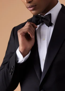 Paul Stuart Suits & Tuxedos|Formal Shop^Wool Tuxedo With Satin Notch Lapel Black