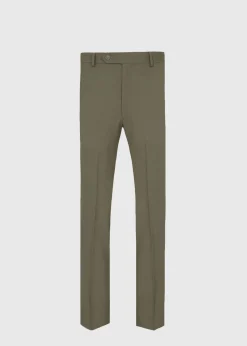 Paul Stuart Dress Pants|Pants^Wool Twill James Dress Trouser Olive