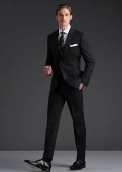 Paul Stuart Suits & Tuxedos^Wool Windowpane Suit Navy