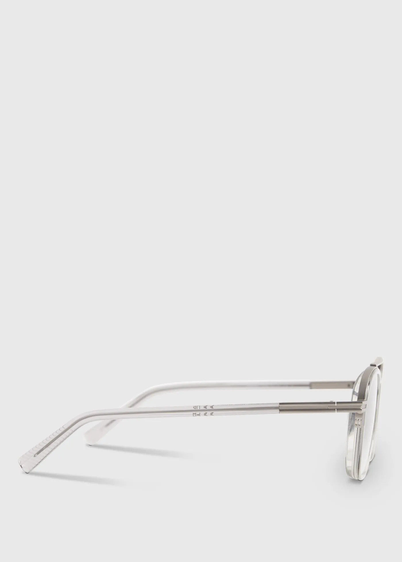 Paul Stuart Sunglasses & Eyewear^Zegna Shiny Metal With Gradient Smoke Lens Silver